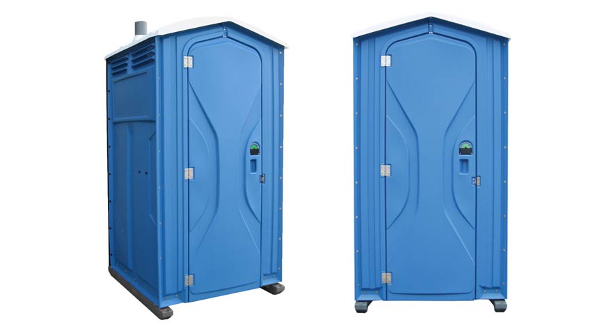 Long-term porta potty units on site in Collierville, Tennessee